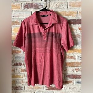 Men’s Travis Matthew Polo. Red. Size Medium.